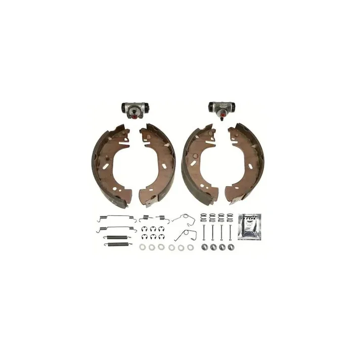 TRW Brake Kit BK1684 Brake Shoe Set for FORD TRANSIT with wheel brake cylinder