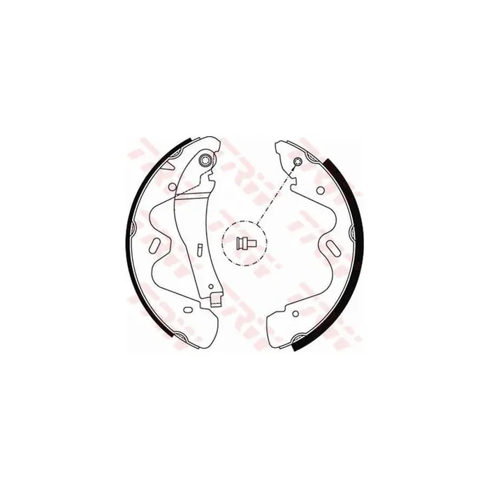 TRW GS8483 Brake Shoe Set