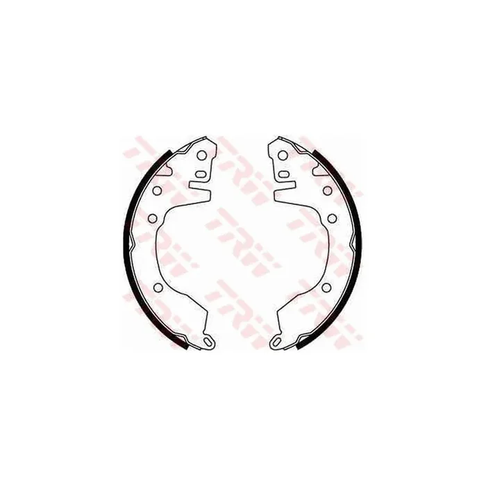 TRW GS8517 Brake Shoe Set for MITSUBISHI Space Wagon I (D00)