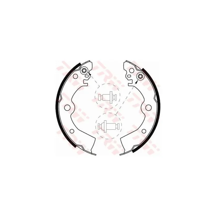 TRW GS8556 Brake Shoe Set