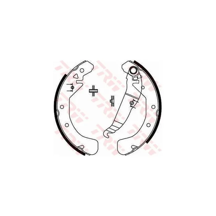 TRW GS8637 Brake Shoe Set