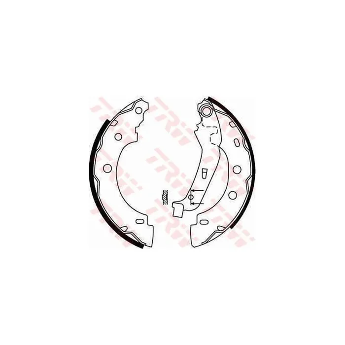 TRW GS8650 Brake Shoe Set