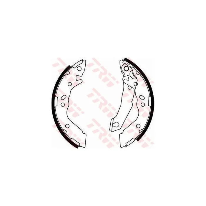 TRW GS8658 Brake Shoe Set for HYUNDAI PONY