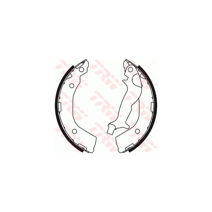 TRW GS8737 Brake Shoe Set for HYUNDAI Getz (TB)