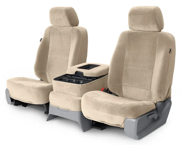 Two Tone Velour Custom Seat Covers