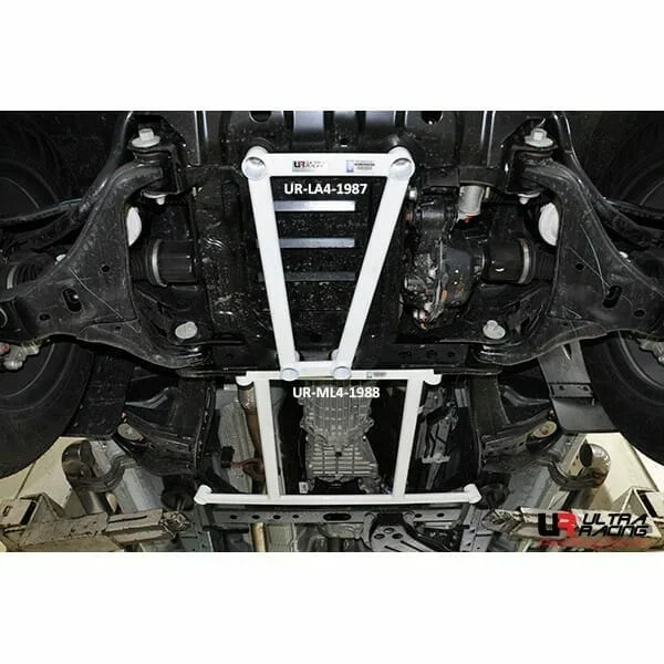 Ultra Racing Mazda BT-50 (UP) 2.2D 4WD 11-18 UltraRacing Mid Lower Brace (1988-B) UR-ML4-1988(B)
