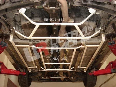 Ultra Racing Mitsubishi Outlander 03-06 Ultra-R 4-Point Mid Lower Brace UR-ML4-352