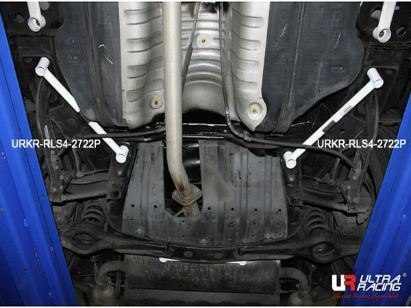 Ultra Racing Ssangyong Actyon 2.0D 05-10/Korando C200 2.0D 10-19 2WD/4WD UltraRacing 4-Point Rear Lower Bar (2722P) URKR-RS4-2722P