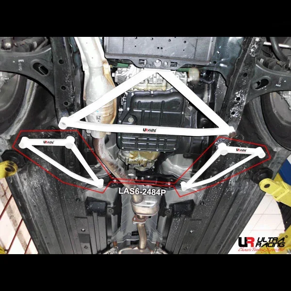 Ultra Racing Subaru Outback 09+ Ultra-R 6-Point Front Lower Brace 2484P URKR-LS6-2484P