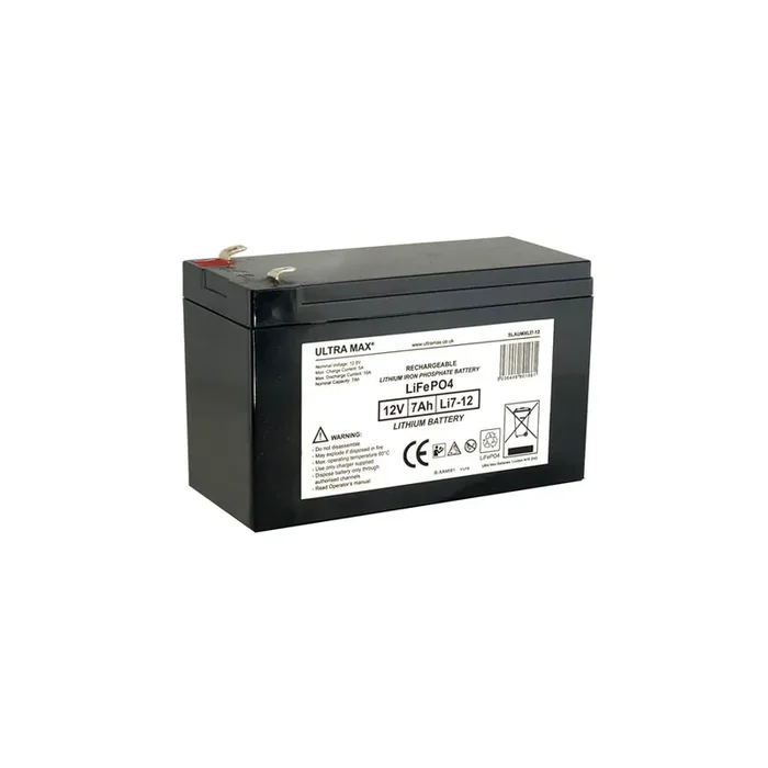 Ultramax Lithium 7AMP LiFePO4 Battery x1