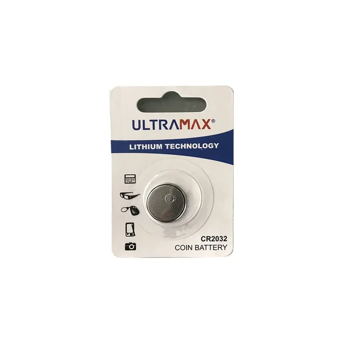 Ultramax Lithium CR2032 Coin Cell (Card of 1)