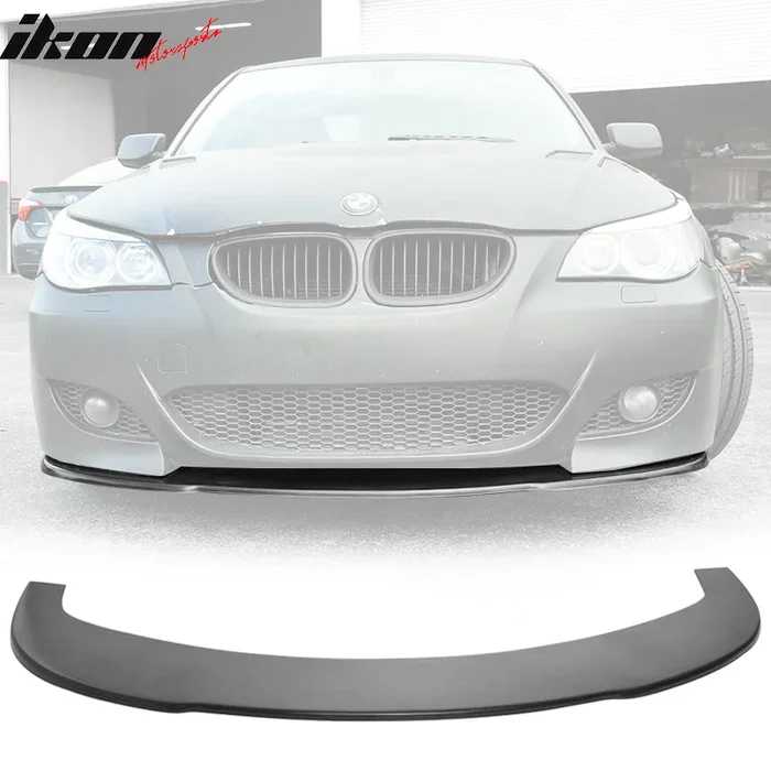 Universal 66″ Unpainted Black Front Lip SplitterPU