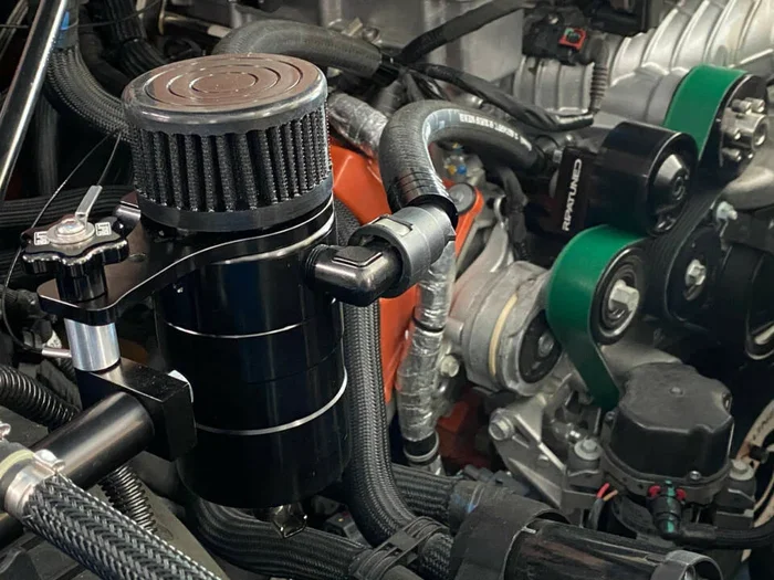 UPR Products 2021-2023 RAM TRX 6.2L Supercharged 5050 Catch Can with Built-In One Way Breather