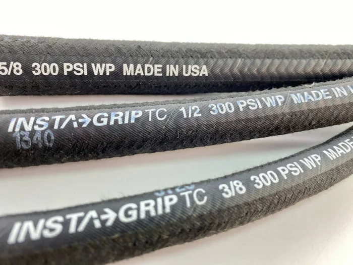 UPR Products Continental Insta-Grip TC 1/2 Oil Resistant Braided Hose 300 PSI