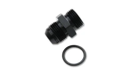 Vibrant -12AN Flare to AN Straight Thread (1-1/6-12) w/ O-Ring Adapter Fitting vib16841