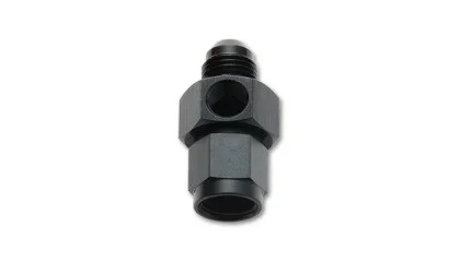 Vibrant -6AN Male to -6AN Female Union Adapter Fitting w/ 1/8in NPT Port vib16486