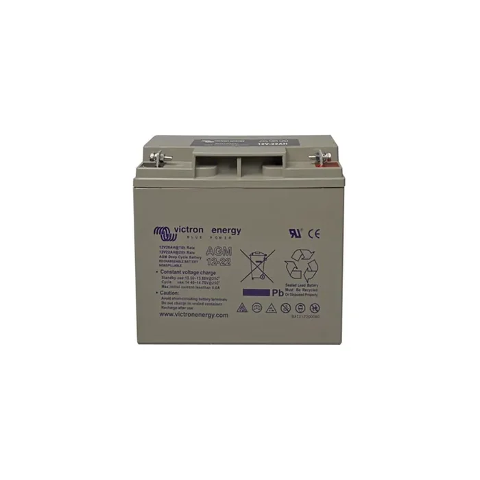 Victron Energy AGM Deep Cycle Battery 12V 22Ah – BAT212200084
