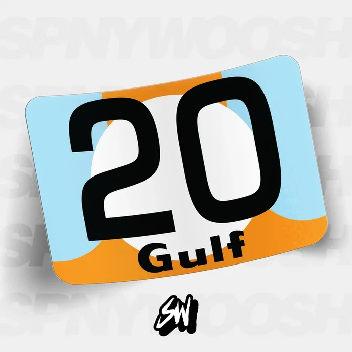 Vintage Racing Numbers – Gulf