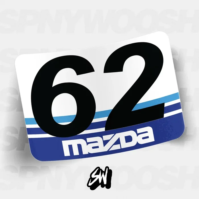 Vintage Racing Numbers – Mazda