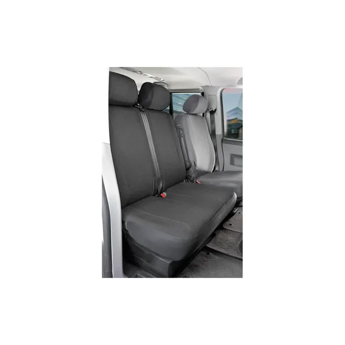 WALSER 10456 Car seat cover for VW TRANSPORTER Grey, Polyester, Rear