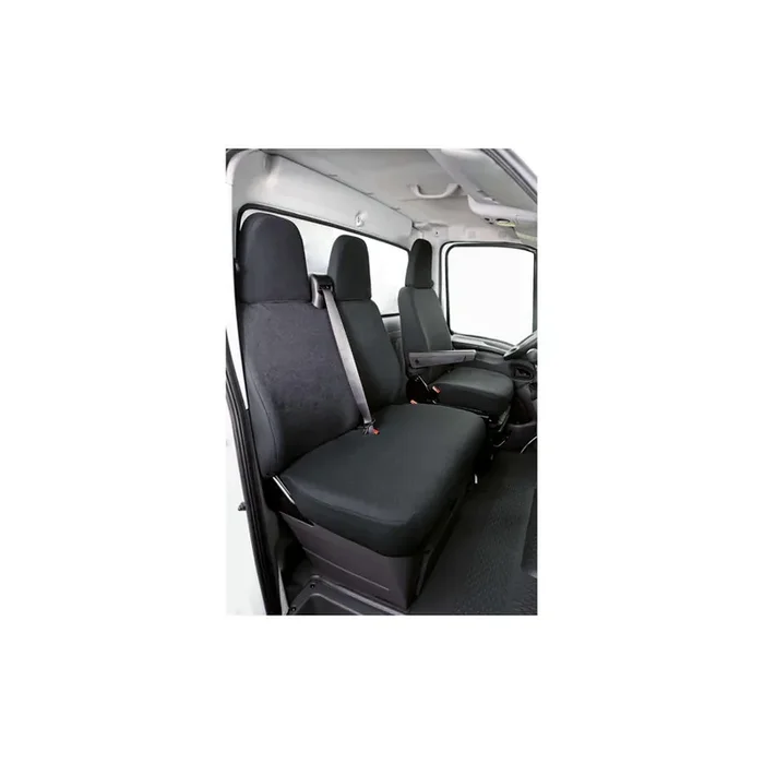 WALSER 10499 Car seat cover for IVECO Daily IV Minibus Grey, Polyester, Front