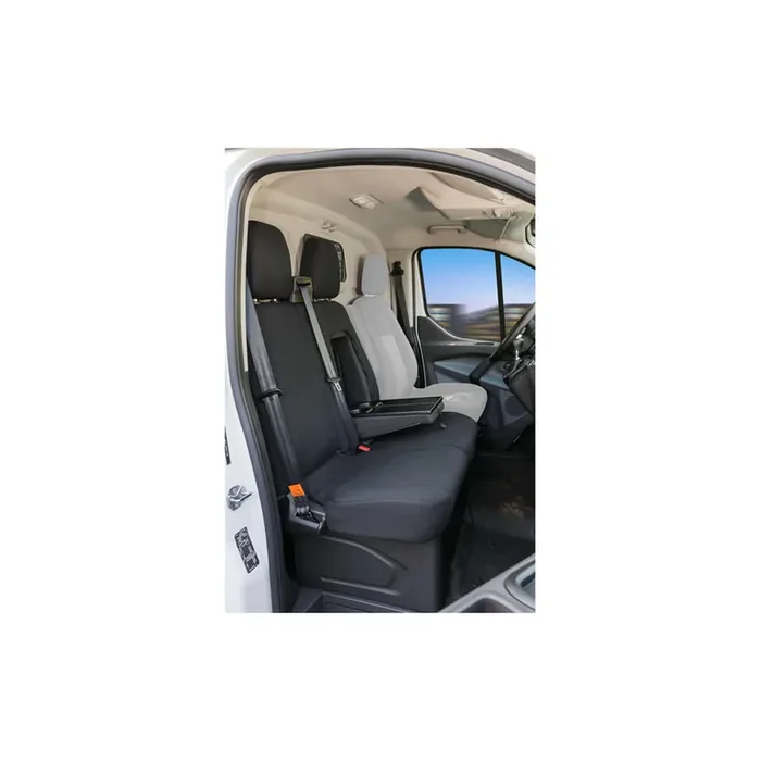 WALSER 10532 Car seat cover Grey, Polyester, Front