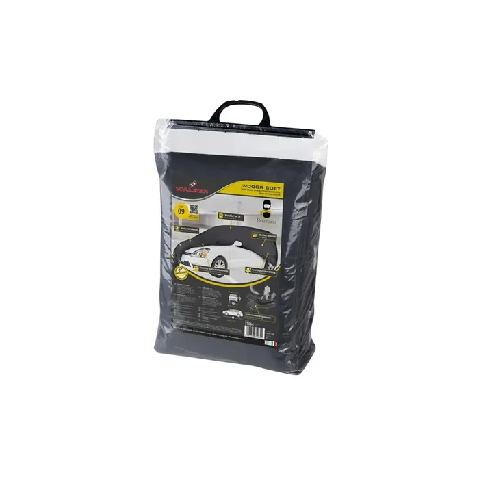 WALSER Indoor Soft 31064 Car cover 9 530×471 cm, Black