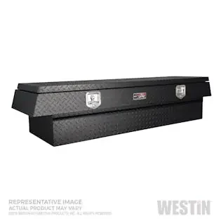 Westin Automotive 80-RB257D-BT V Shape Goose Neck 5th Wheel 57in Tailgate Box 1 Drawer/2 Swing Doors