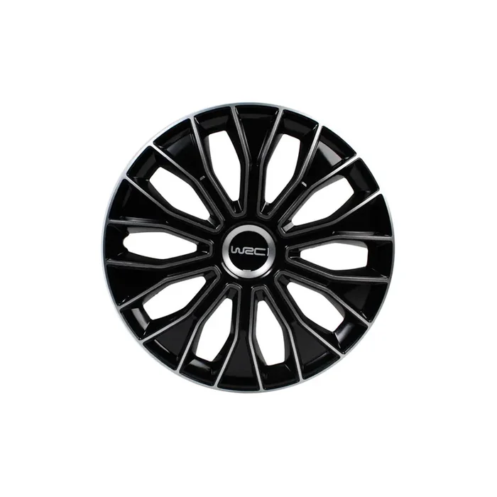 WRC 007469 Wheel trims 15 Inch Black/Silver
