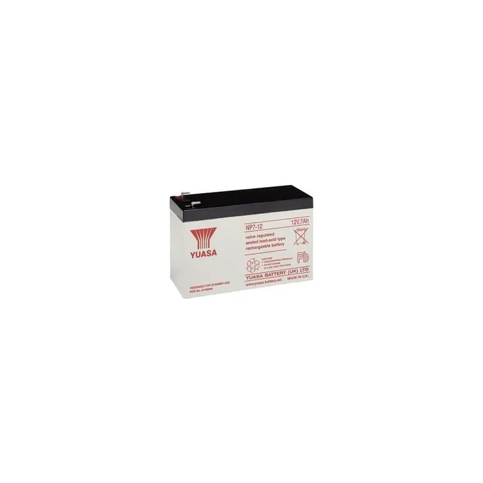 Yuasa NP7-12 Valve Regulated Lead Acid Battery 12V 7Ah