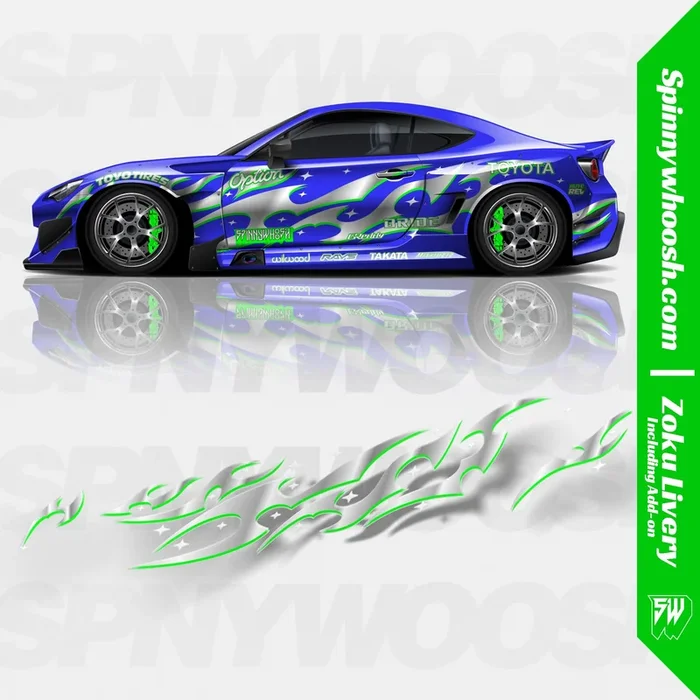 Zoku Livery – Silver Chrome – No Error
